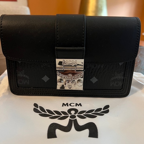 MCM Handbags - MCM Gretl Mini Visetos Monogram Crossbody Bag NWOT